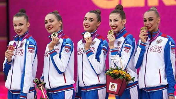 Сборная РФ одолела в медальном зачёте ЧМ по художественной гимнастике