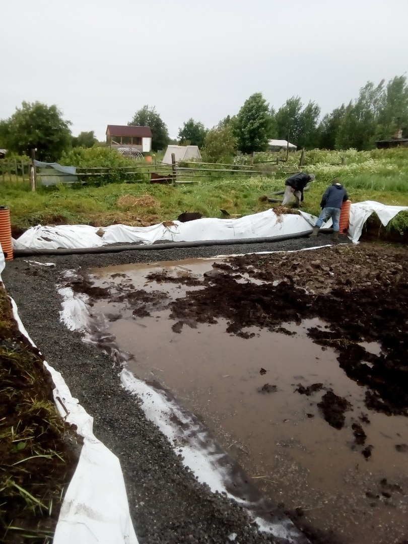 ФОТО: Жители поселка Карелии радуются началу строительства спортивной площадки