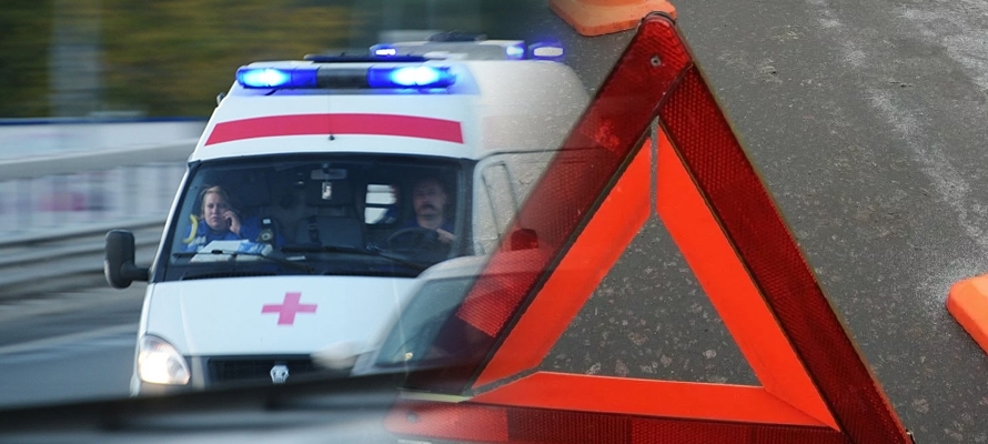 Трехлетний малыш и женщина пострадали в ДТП на трассе в Карелии