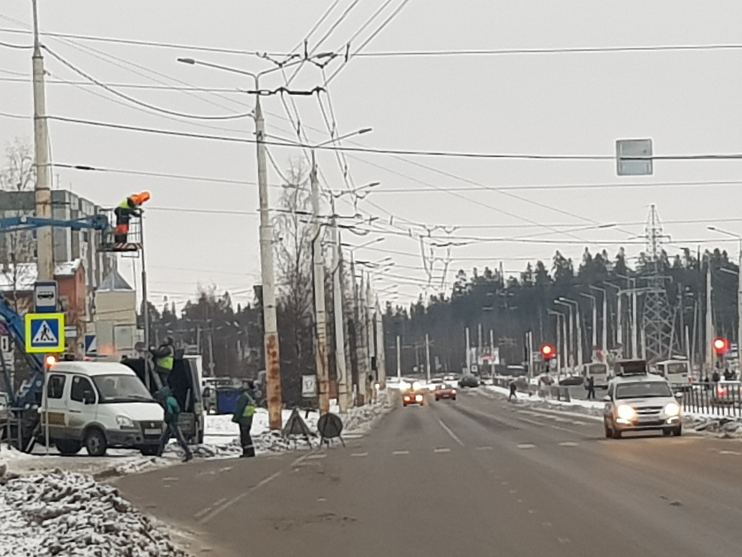 На опасном переходе в Петрозаводске устанавливают светофор (ФОТОФАКТ) 