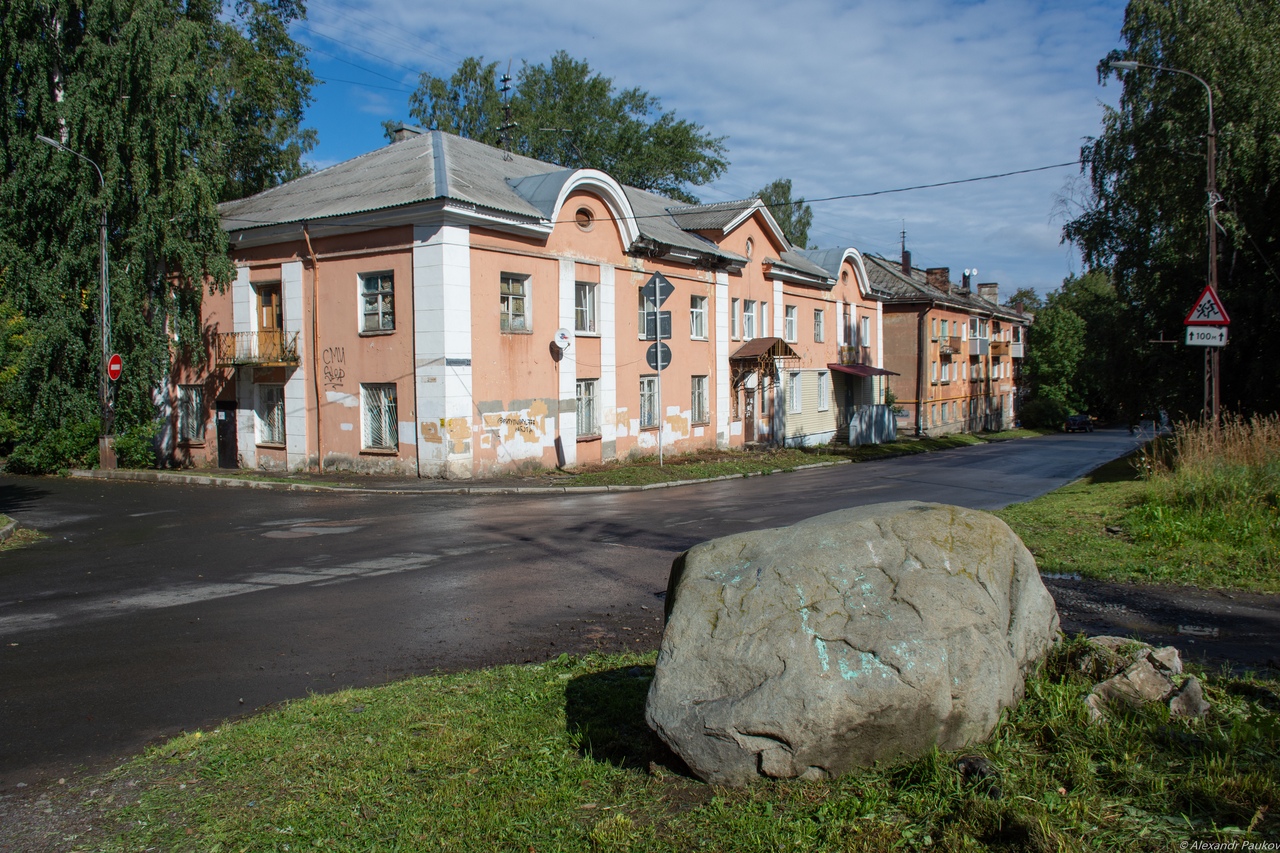 Квартал исторической застройки Петрозаводска