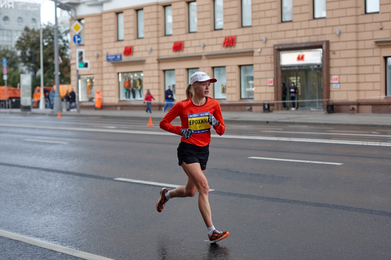 Спортсменка из Карелии заняла второе место на "Московском марафоне" 