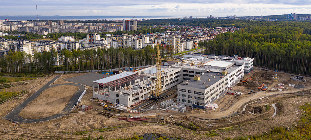 Строительство новой школы в Петрозаводске (ВИДЕО)