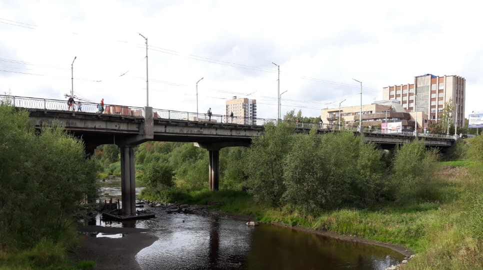Мост в центре Петрозаводска перекроют в выходные 