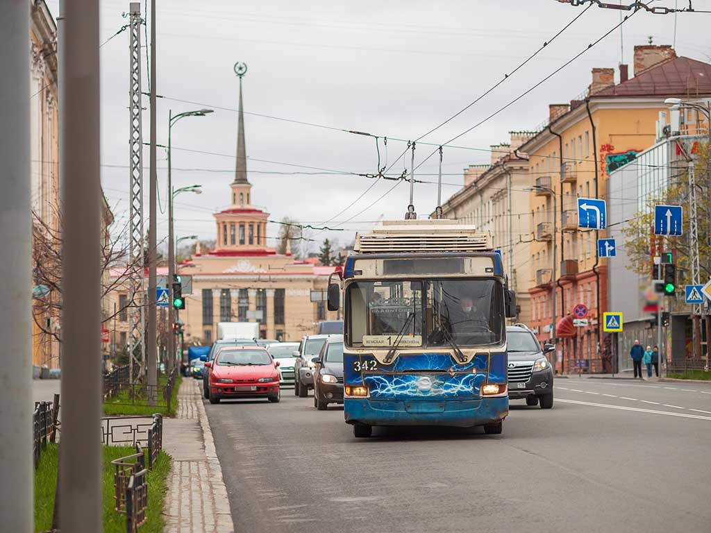 Транспорт петрозаводск. Изменение троллейбуса 1. Строительство троллейбусной линий в Петрозаводске.