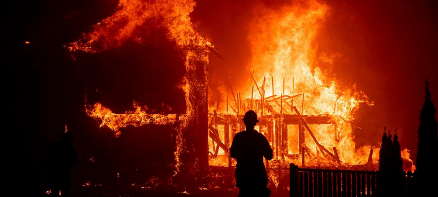 Огонь едва не уничтожил дачный дом в Карелии