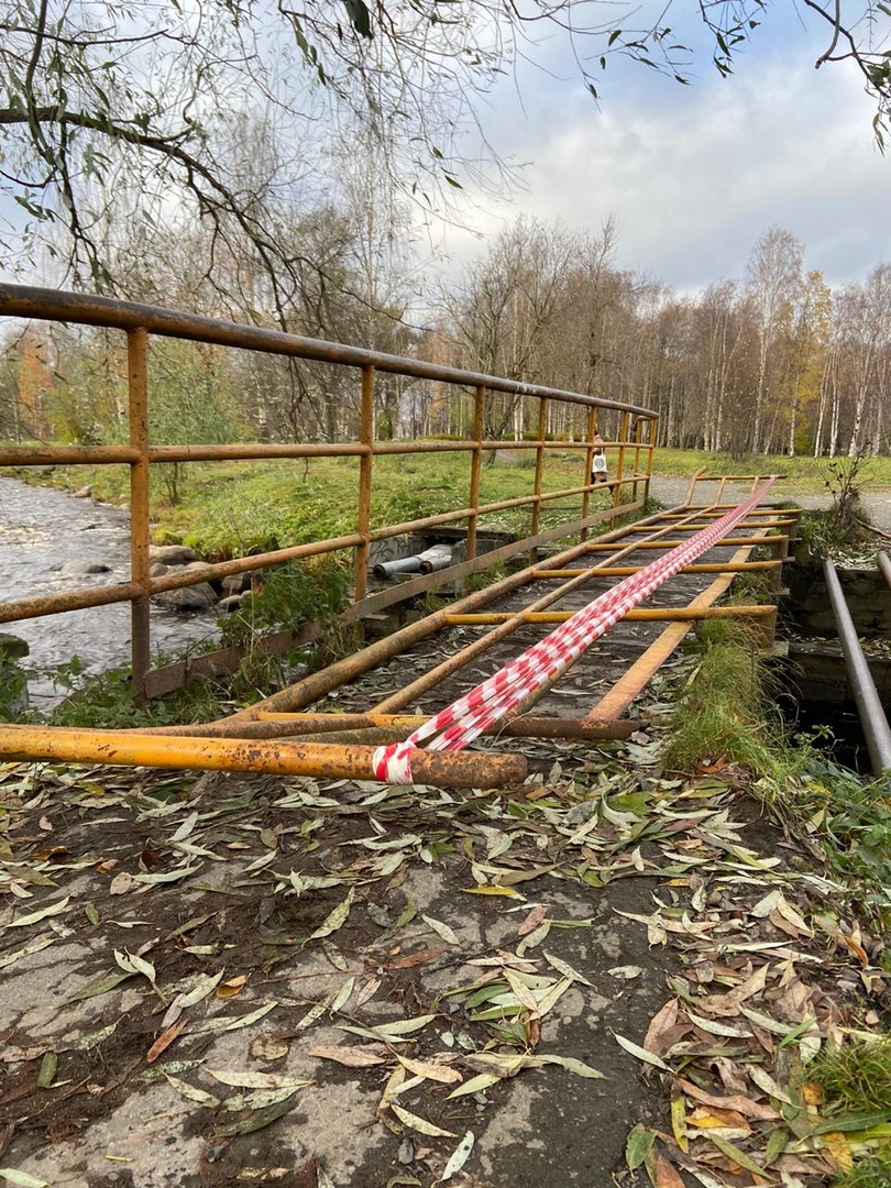 В Петрозаводске закрыли еще один аварийный мост 