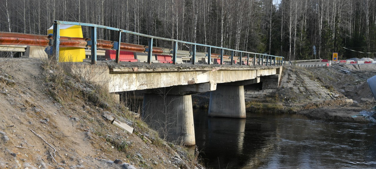 Новый мост через реку Сяпся в Карелии сдадут на год раньше