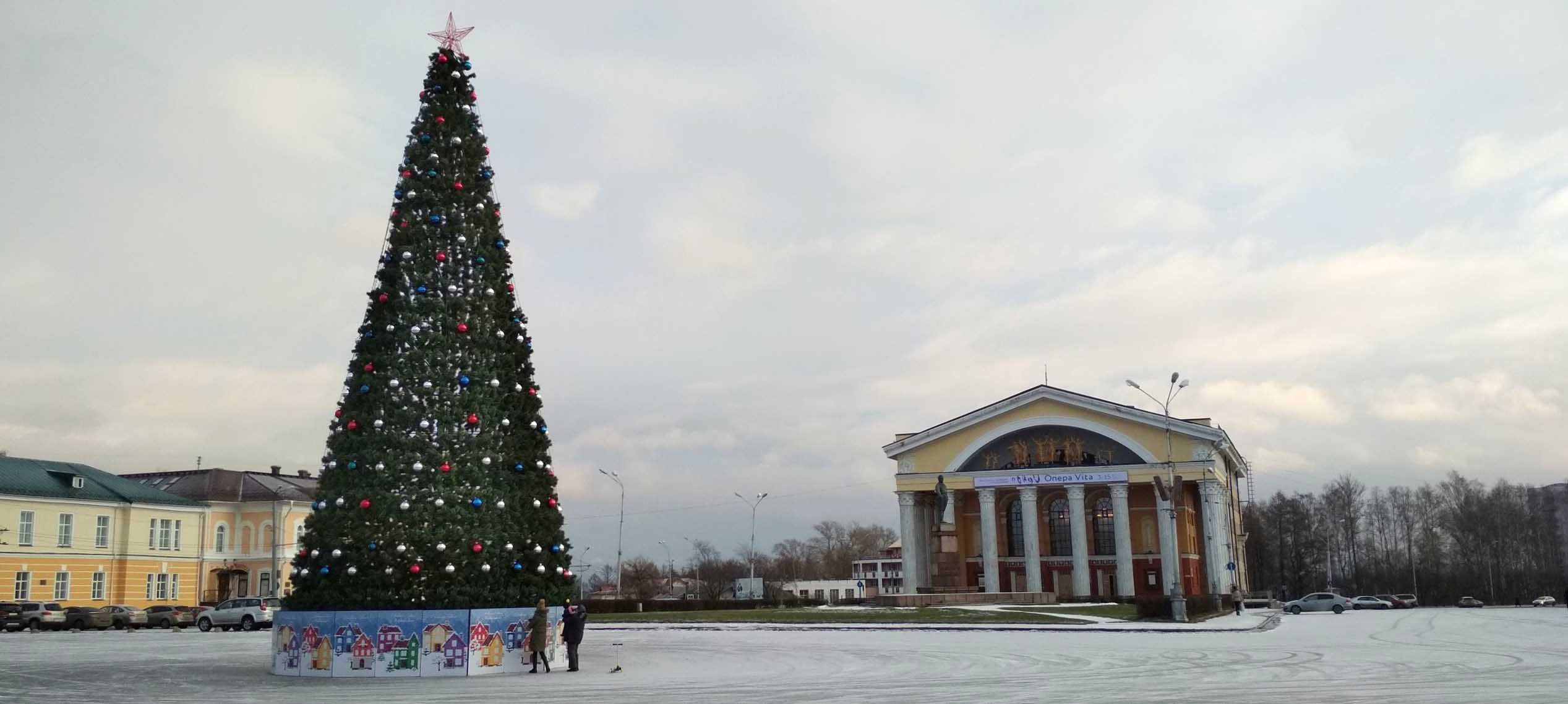 Новогодние елки появились в разных районах Петрозаводска (ФОТО) | СТОЛИЦА  на Онего