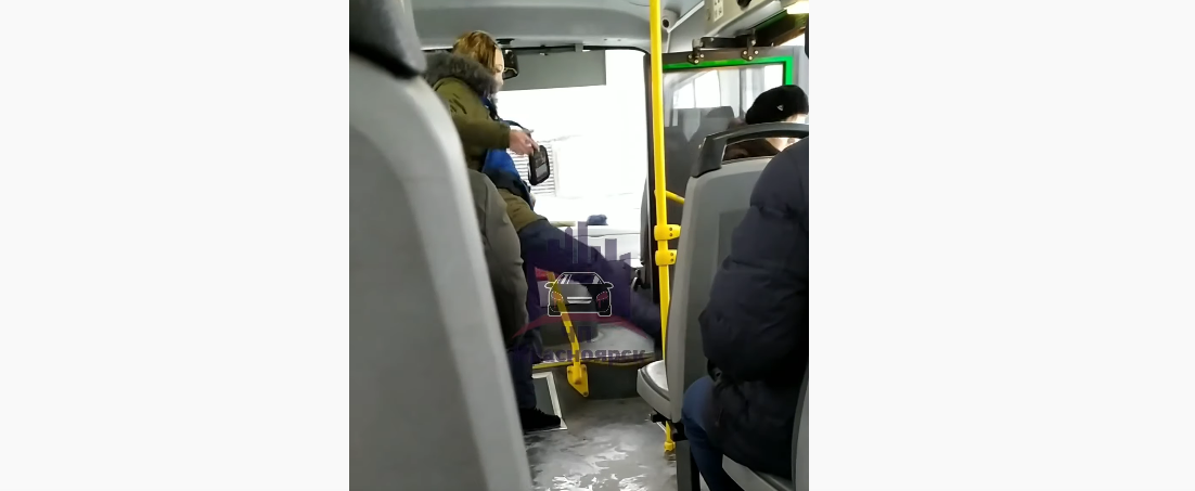 Битва за маски: кондуктор пинками выгнала пассажира из автобуса (ВИДЕО)