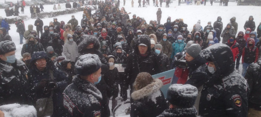 За агитацию к незаконному митингу жительницу Карелии отправили на обязательные работы