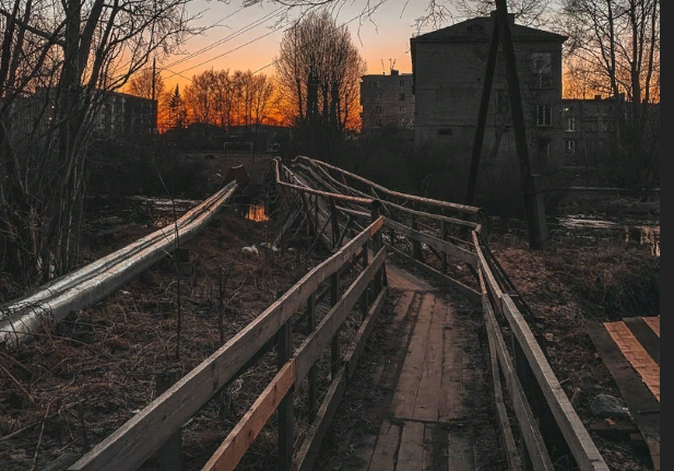 «Ужастики снимать»: Жители райцентра в Карелии обвинили власти в разрушении моста