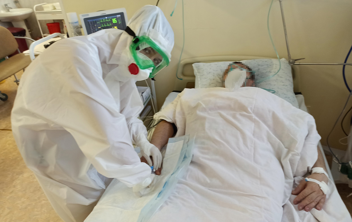 Почти полсотни пациентов ковид-центров Карелии находятся в тяжелом состоянии 
