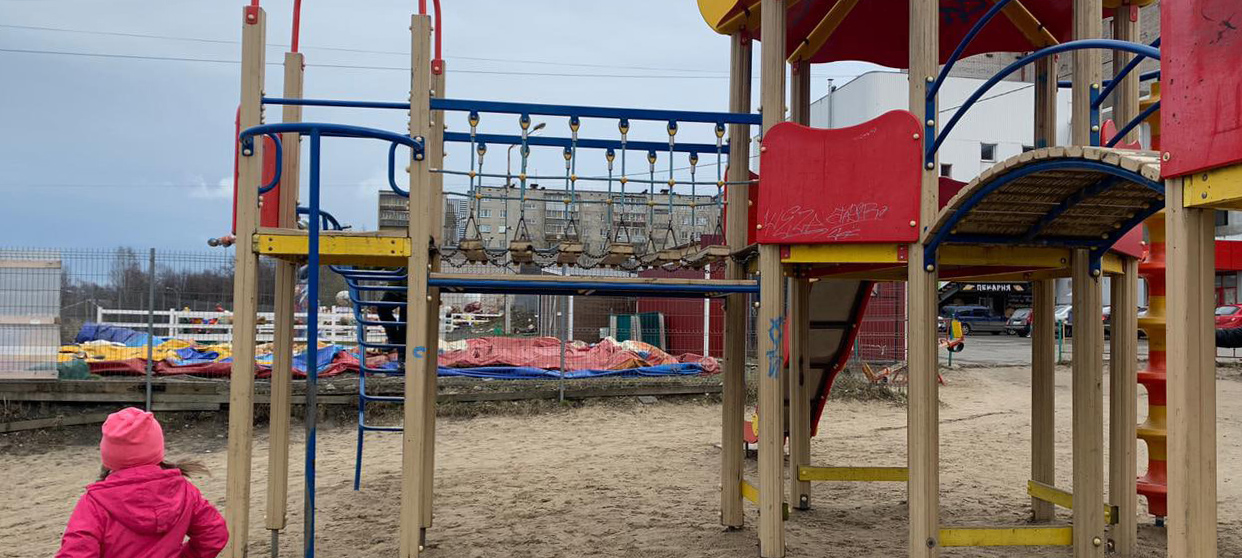 Старая детская площадка в Петрозаводске может превратиться в спортивный городок
