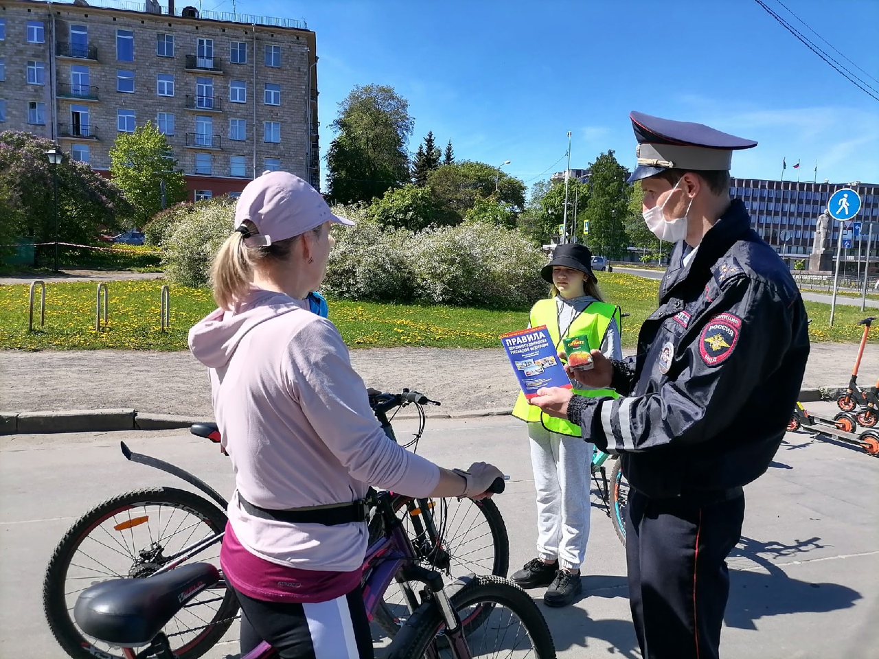 Инспекторы ГИБДД Петрозаводска стали часто штрафовать велосипедистов
