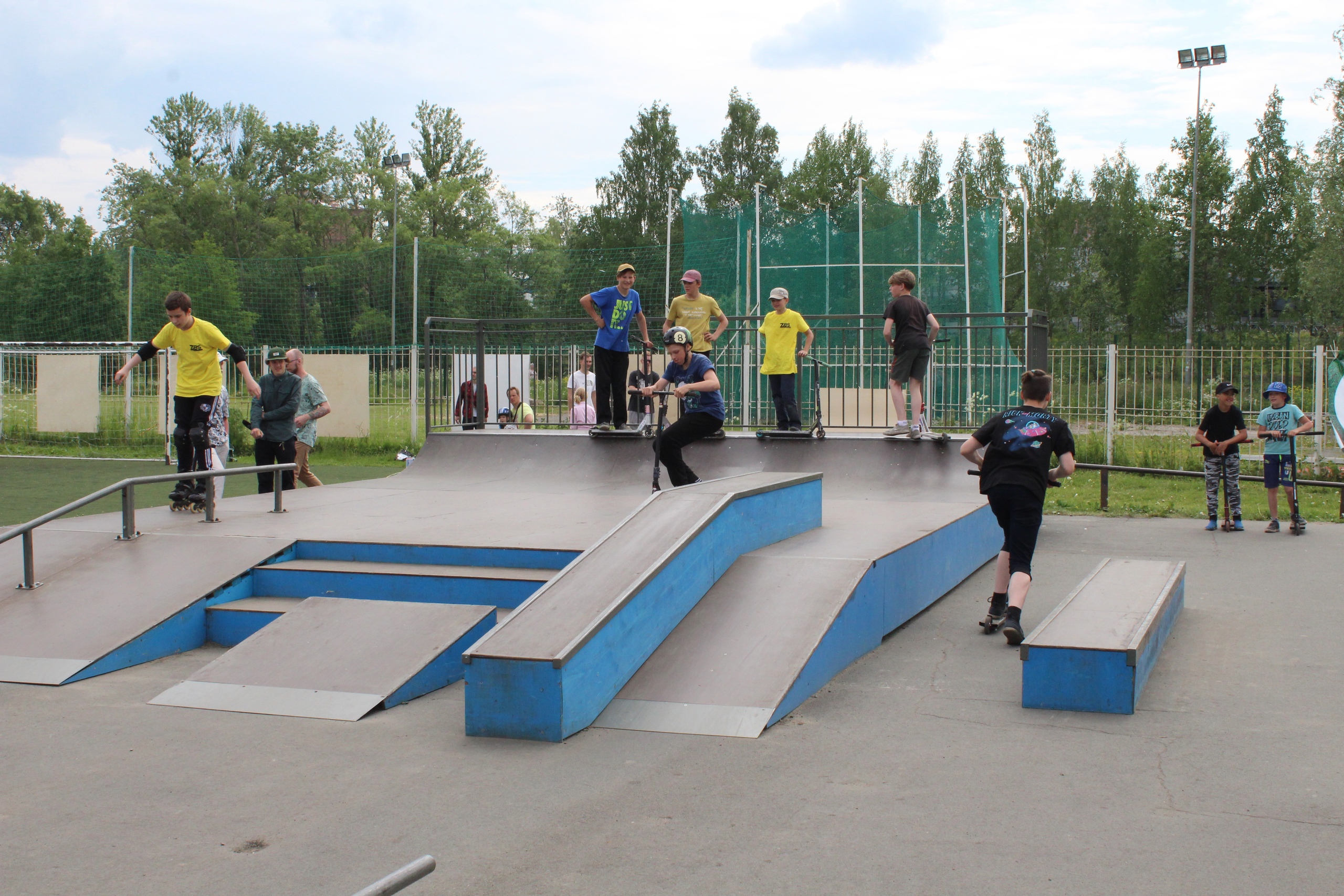 Скейт-парк открыли в Петрозаводске