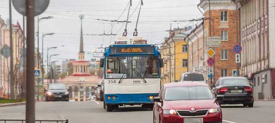 Маршруты троллейбусов изменятся в воскресенье в Петрозаводске