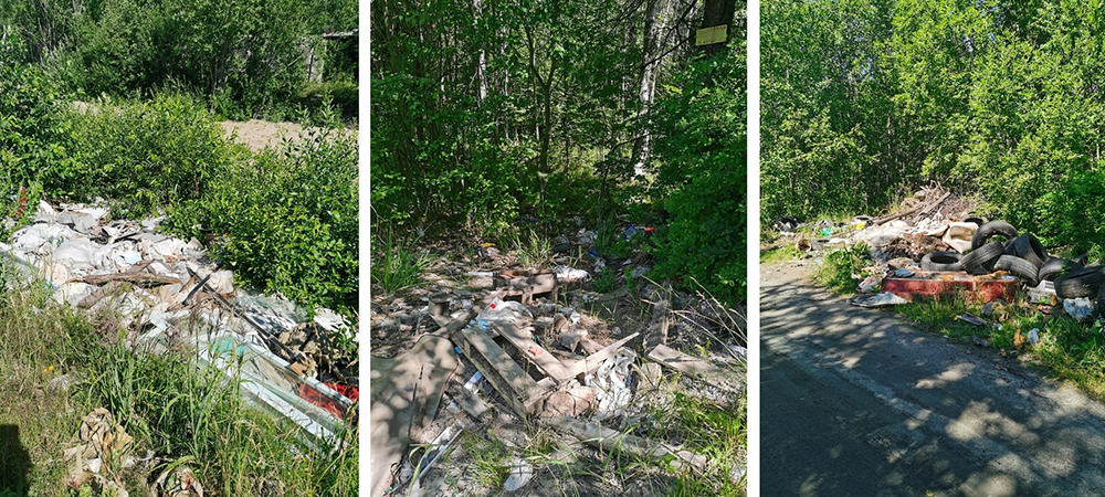 В Петрозаводске с незаконной свалки вывезли 108 кубометров мусора