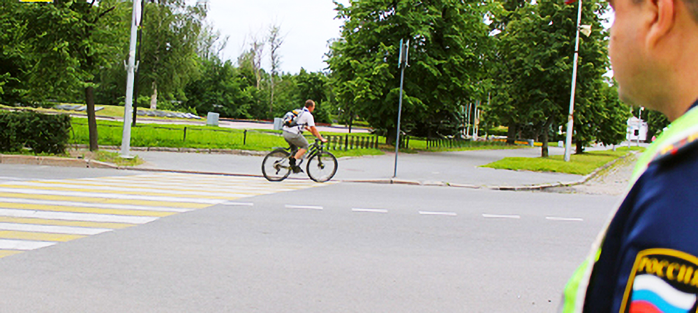 Госавтоинспекция Петрозаводска: велосипедисты массово игнорируют ПДД