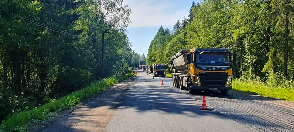 Попавшие под ремонт региональные дороги в Карелии готовы на 82 %