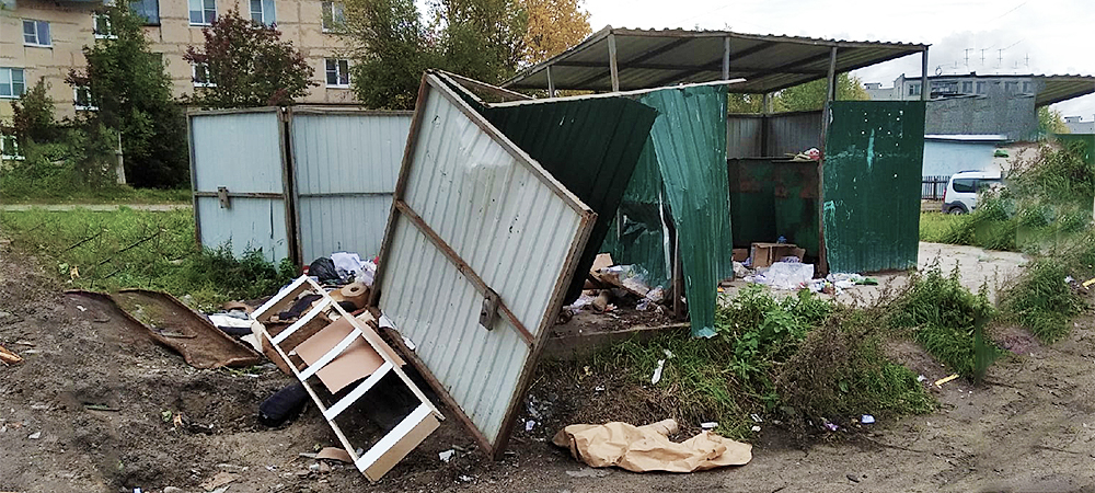 Жители Сегежи в Карелии пожаловались на страшные мусорки (ФОТО)