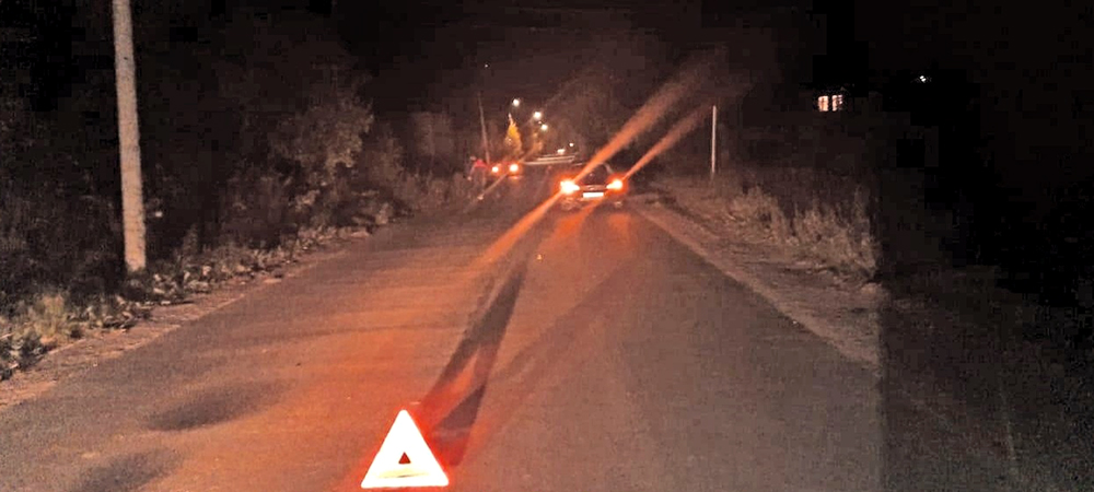 В Карелии автомобиль в темноте сбил находившегося на проезжей части пешехода