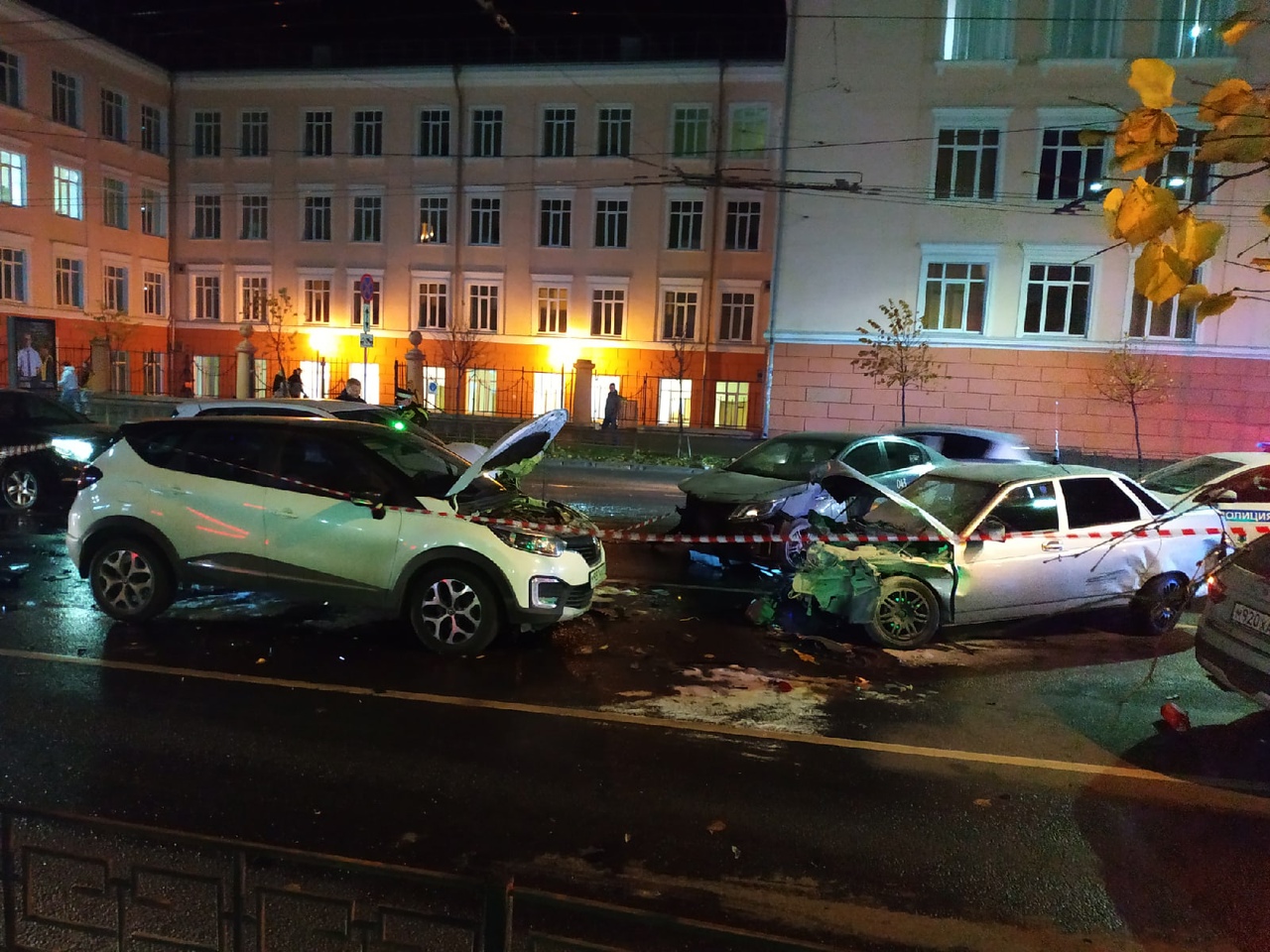 Авария с участием 7 автомобилей произошла в центре Петрозаводска (ФОТО)