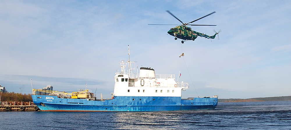 Сотрудники ФСБ Карелии понарошку освободили заложников, захваченных на борту судна