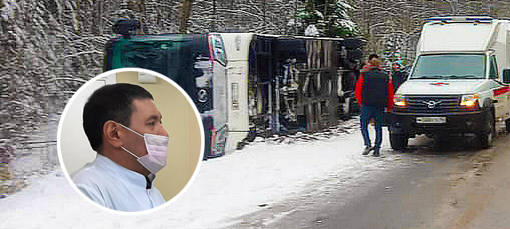Министр здравоохранения Карелии рассказал о тяжести травм, которые получили туристы в аварии