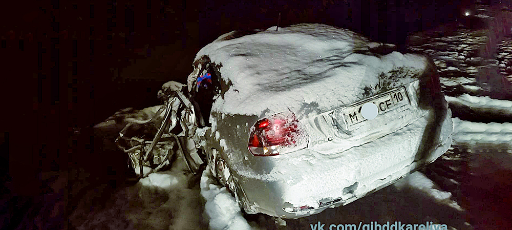 Рядом с местом смертельной аварии на трассе «Кола» в Карелии произошла еще одна трагедия