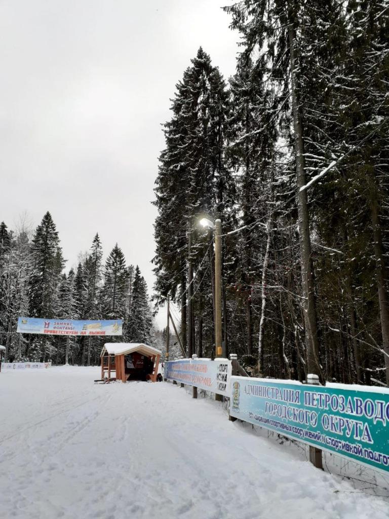 Свет вернули на лыжную трассу в Петрозаводске