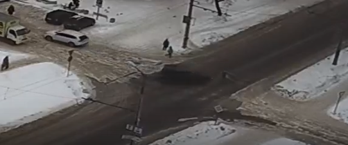 Еще один пешеход сбит на проспекте Александра Невского в Петрозаводске (ВИДЕО)