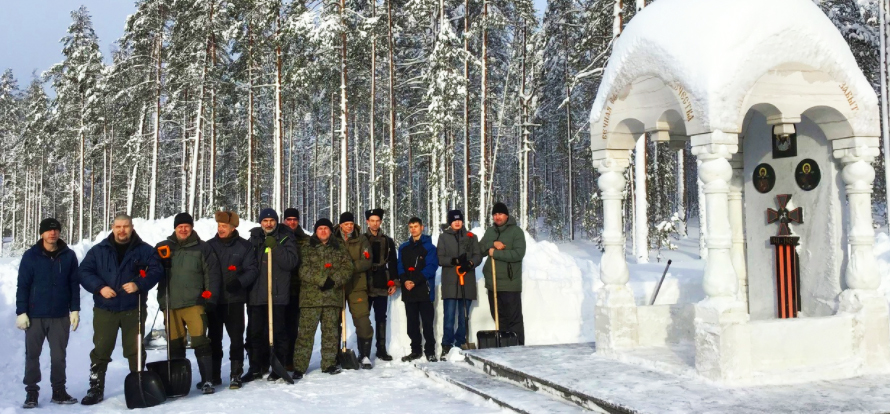 Часовня памяти в Карелии