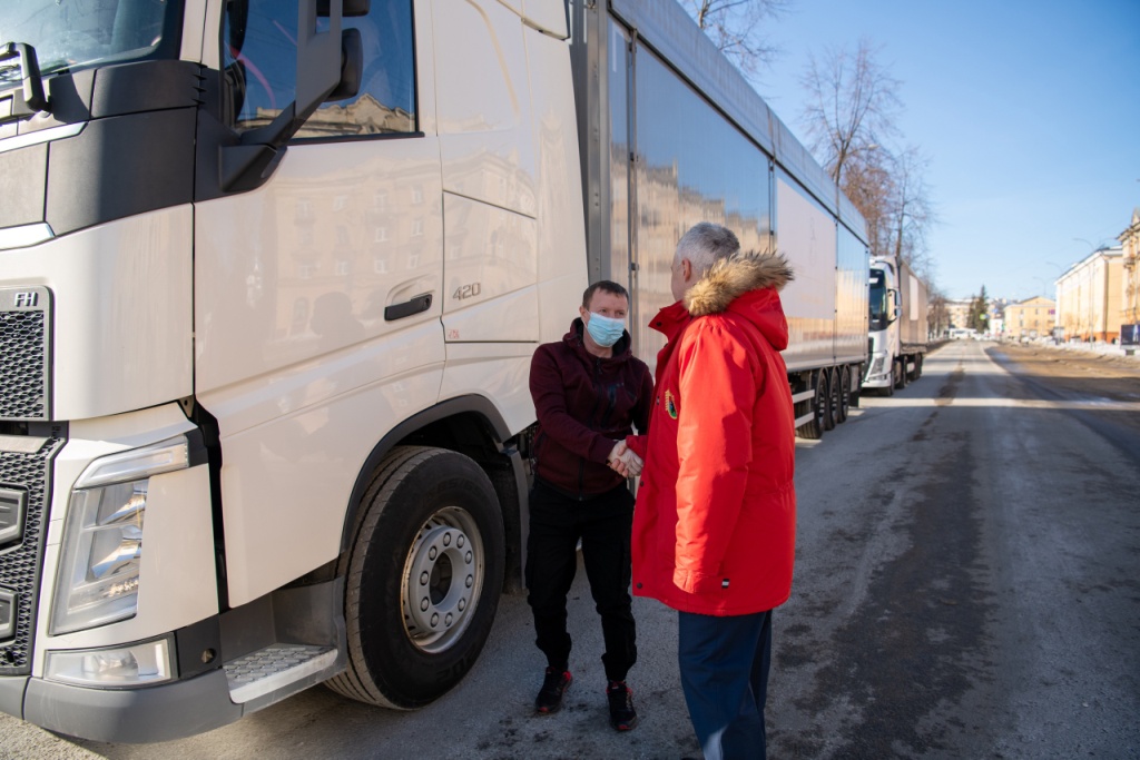 Ещё одна партия гуманитарной помощи отправилась из Петрозаводска на Донбасс