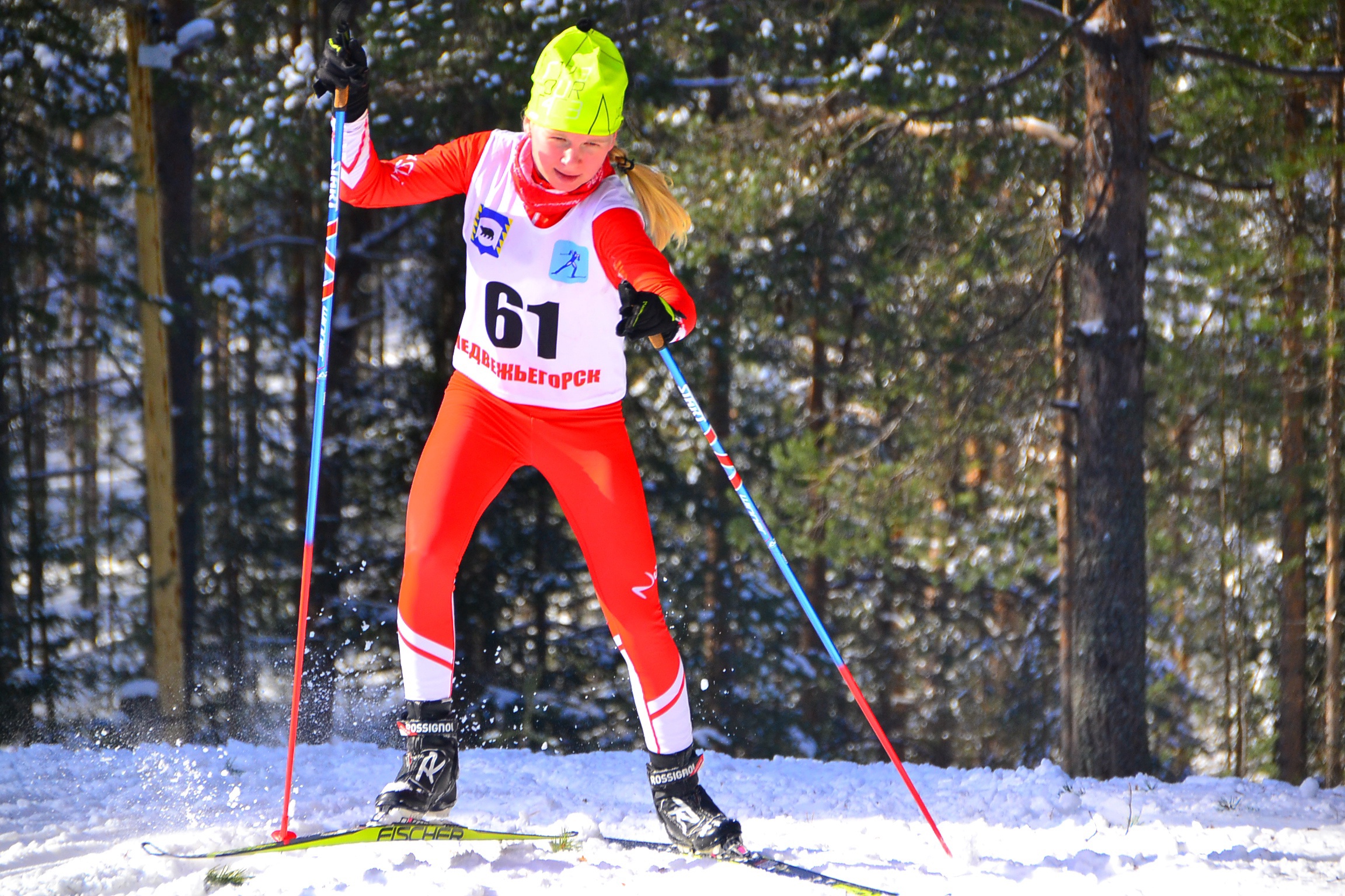 В Карелии лыжница Дарья Бортник завоевала «золото» в гонке
