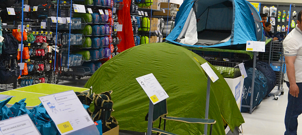 Посетитель спортивного магазина в Петрозаводске украл туристическую палатку