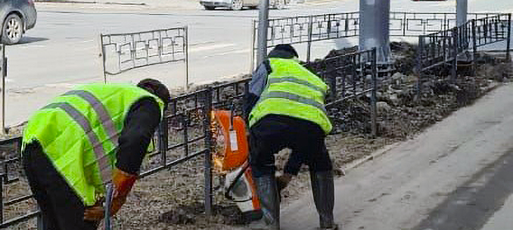 Ограждения, защищающие газоны в Петрозаводске от пешеходов, будут демонтированы