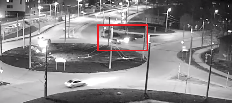 Два автомобиля столкнулись на новом «кольце» в Петрозаводске (ВИДЕО)