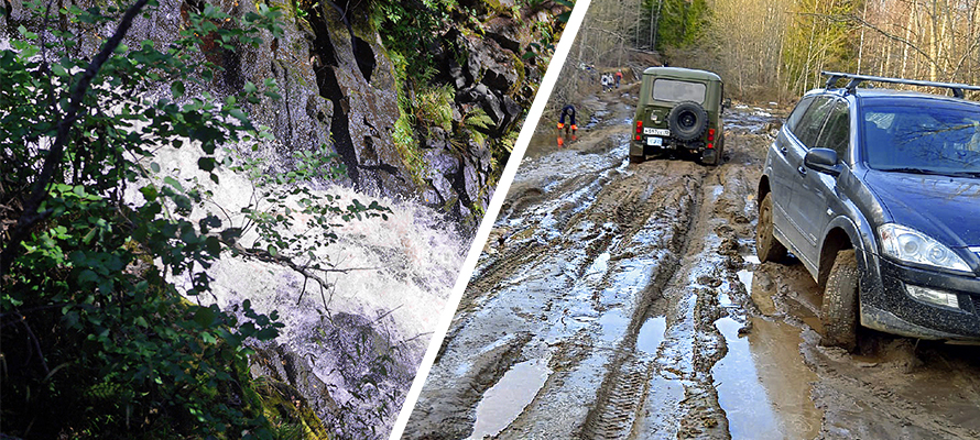 Власти Карелии планируют создание национального парка водопадов там, где машины вязнут в грязи