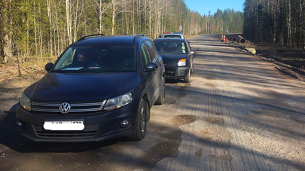 Пенсионерка за рулем автомобиля протаранила попутное авто недалеко от Петрозаводска (ФОТО)