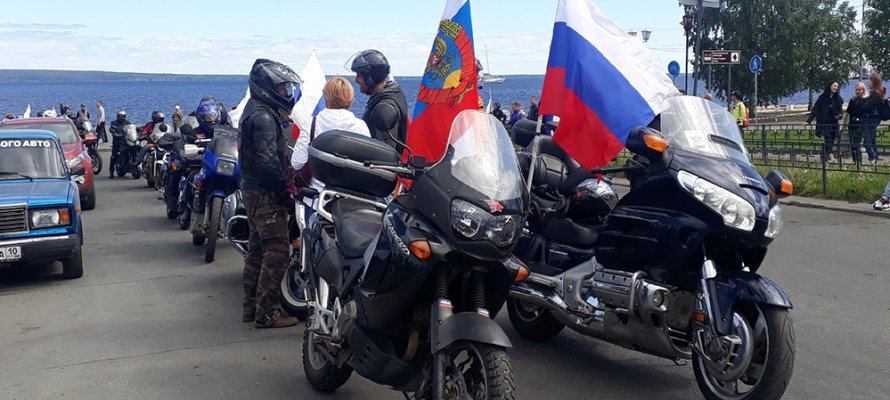 Байкеры ударят патриотическим мотопробегом по дорогам Петрозаводска 