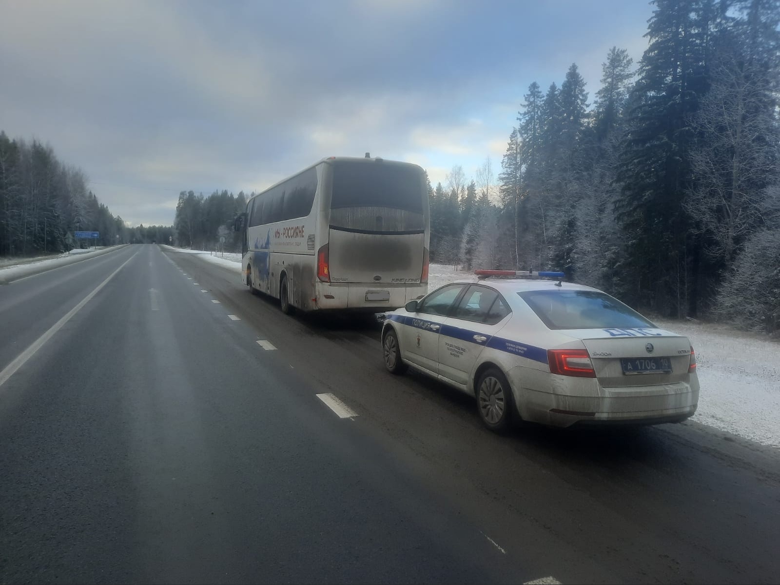 Водитель автобуса оштрафован в Карелии за то, что рискнул жизнью пассажиров