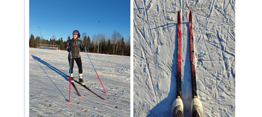 На Кургане в Петрозаводске появились первые лыжники (ФОТОФАКТ)