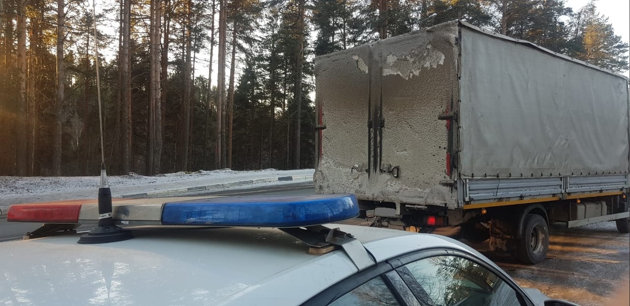 Водитель грузовика в Карелии получил штраф за разговоры по телефону за рулем
