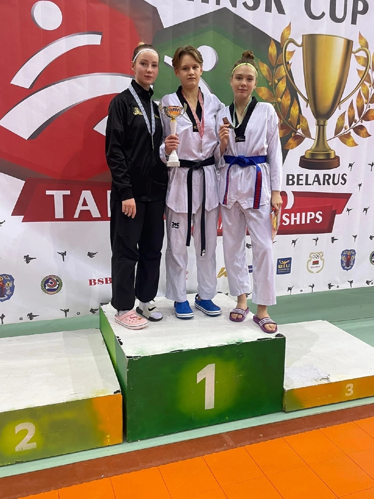 Тхэквондистка из Карелии завоевала золото на крупных соревнованиях в Минске