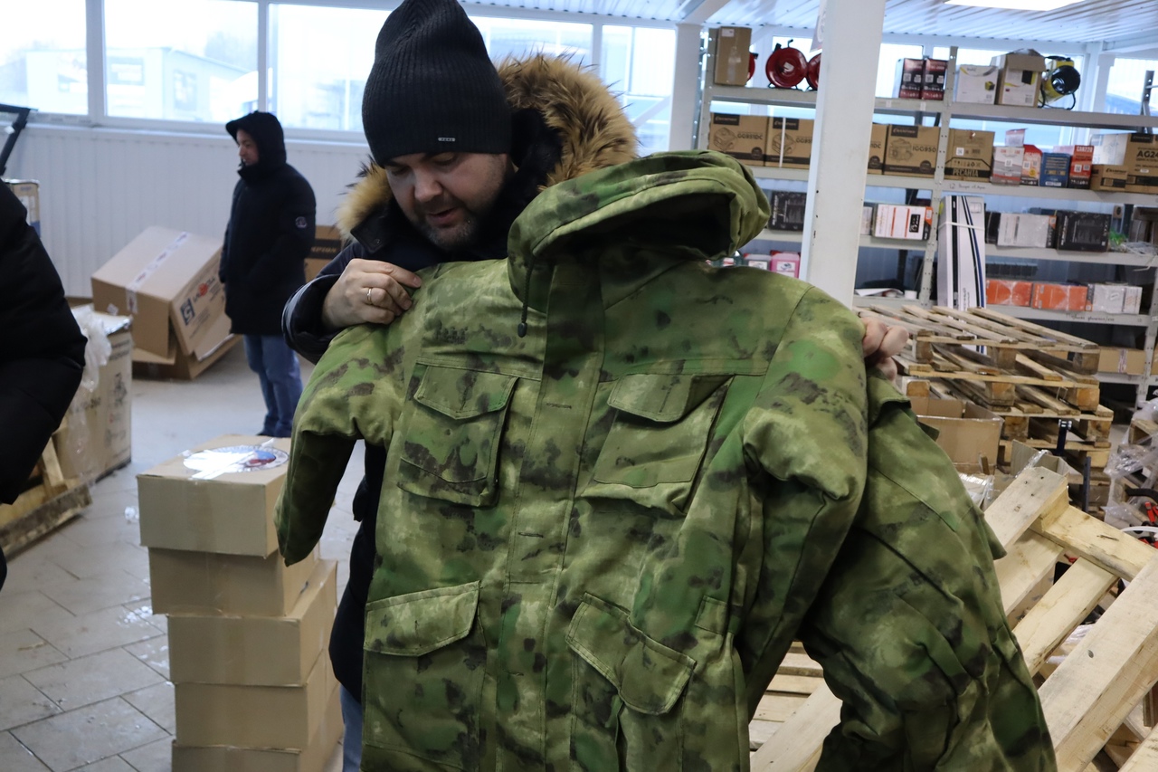 Власти Карелии отправили первую в новом году партию одежды и оборудования для мобилизованных