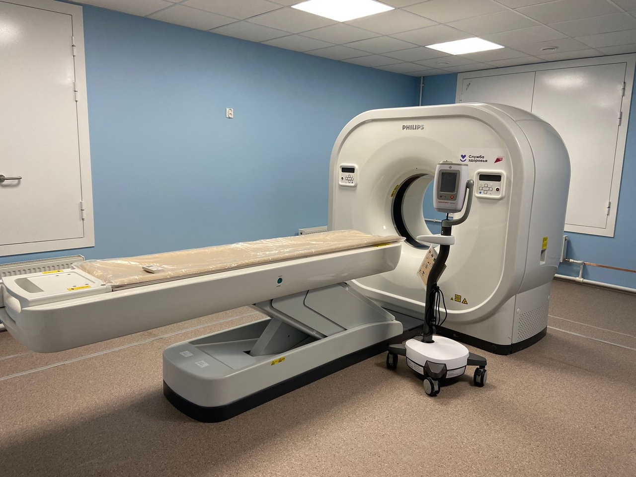 В районной больнице Карелии появился современный компьютерный томограф