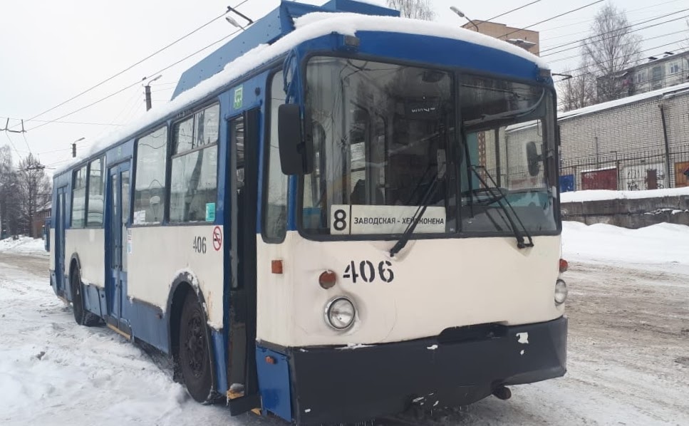 Опубликовано расписание троллейбуса № 8 в Петрозаводске после изменения маршрута