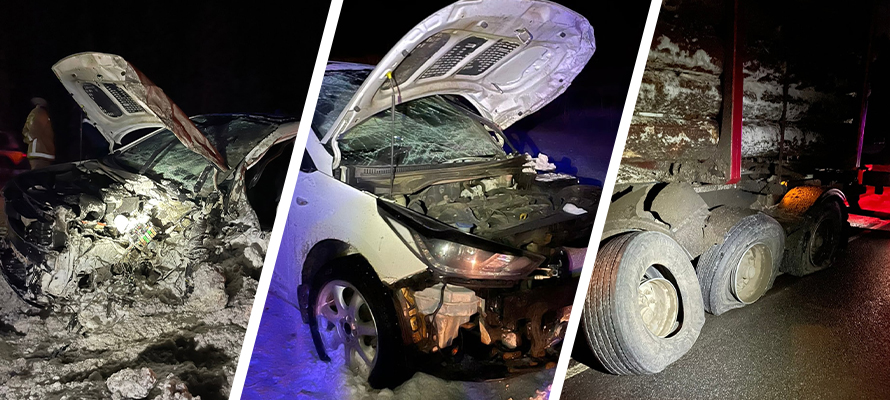 Автомобили разбились на трассе «Кола» недалеко от границы Карелии (ФОТО)