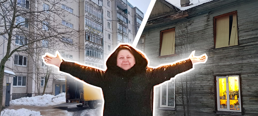 Власти Петрозаводска нашли новое жилье для медсестры из разваливающегося дома-призрака